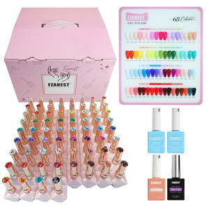 FZANEST Tpo Hema Free, 68 Colores de Uñas, Línea de Salón de Uñas, Colección de Uñas de <span class=keywords><strong>Gel</strong></span>, Uñas Navideñas, Set de Manicura Removible - Product Image 1