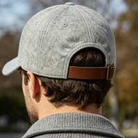Sangle de chapeau en cuir véritable personnalisée, écologique, avec boucle ardillon, pour casquette snapback, accessoires vestimentaires, OEM, faible MOQ
