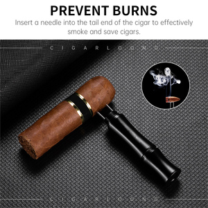CIGARLOONG Outil à cigares 4 en 1, aiguille à cigares double taille, 1 pièce, accessoires <span class=keywords><strong>de</strong></span> perçage en <span class=keywords><strong>bambou</strong></span> multifonctionnels <span class=keywords><strong>de</strong></span> style classique - Product Image 3