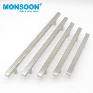 Nouvelle conception de poignées en acier inoxydable en forme de T pour portes intérieures et tiroirs, pour armoires, placards, commodes, armoires de cuisine - Product Image 1