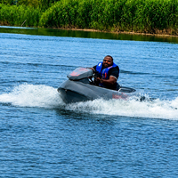 Offre Spéciale – Bateau Kart Électrique de Resort 18KW 74V à Grande Vitesse, Deux Places, en LLDPE Rotomoulé avec Refroidissement à Eau Forcé