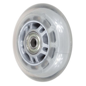 Hochwertige Doppelkugellager <span class=keywords><strong>Mini</strong></span> 3 Zoll Transparente Polyurethan-Rollen mit Feststellbremse - Product Image 3