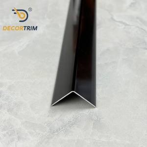 Protector <span class=keywords><strong>de</strong></span> Esquinas <span class=keywords><strong>de</strong></span> Pared DECORTRIM, Personalizado <span class=keywords><strong>de</strong></span> Fábrica, <span class=keywords><strong>de</strong></span> Aleación <span class=keywords><strong>de</strong></span> Aluminio Negro, Moderno, Resistente al Agua y a Impactos - Product Image 5