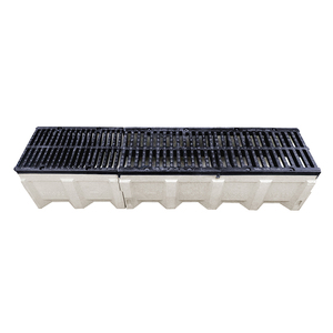 Canal de drainage en béton polymère de gouttière souterraine de couverture en <span class=keywords><strong>fonte</strong></span> ductile robuste F900 pour quai de port d'aéroport - Product Image 2