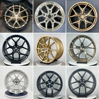 Jantes de camion en aluminium forgé concaves profondes noires pleine taille Trurim 17-19 pouces 5x127/6x139.7/8x170 pour XK30/XK40