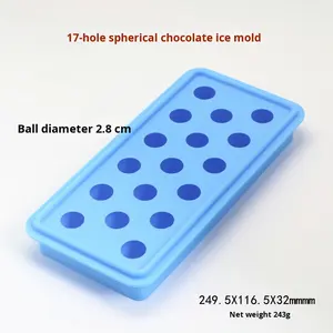 Silicone Mini Boule De Glace <span class=keywords><strong>Yaourt</strong></span> Aubépine Mooncake Remplissage Cerise Foie Gras Moule-Gâteau Outils - Product Image 5