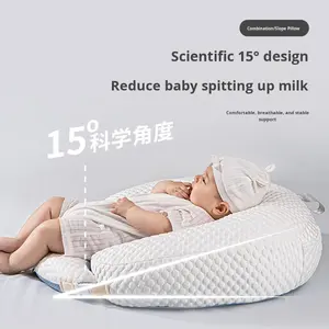 Oreiller d'allaitement post-partum, artefact d'allaitement, soutien lombaire pour bébé, coussin d'allaitement couché, oreiller auxiliaire d'allaitement - Product Image 4