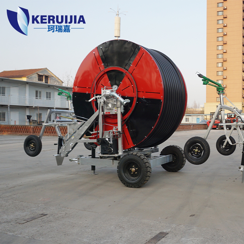 Sturdy Agricultural Mobile Hose Reel Sprinkler