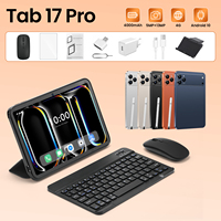 Petite commande OEM – Tablette 17 Pro MAX Android 15, 16 Go + 1 To de stockage, 4G SIM et Wi-Fi 5G, utilisation mondiale, processeur MTK Octa Core