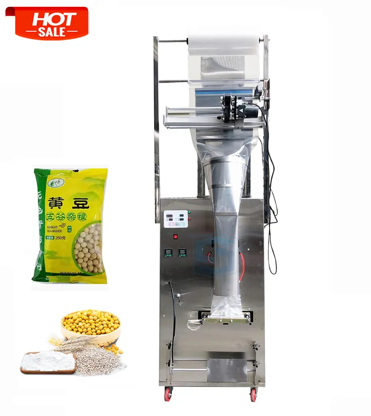 500g 1 كجم 2 كجم متعددة وظيفة التلقائي الحبوب الملح السكر الأرز ماكينة تعبئة أكياس
