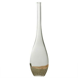 <span class=keywords><strong>Vaso</strong></span> Moderno Alto <span class=keywords><strong>in</strong></span> <span class=keywords><strong>Vetro</strong></span> con Smalto Trasparente Dorato, Vasi da Matrimonio per Decorazioni Domestiche - Product Image 2