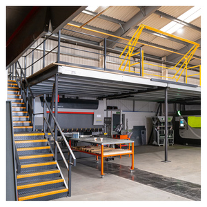 Mracking công nghiệp lưu trữ lửng nền tảng Trung Quốc bán buôn đa tầng Kho Giá Thiết kế vật liệu thép dễ dàng cài đặt - Product Image 5