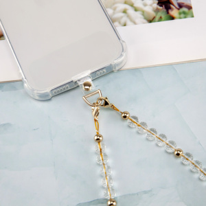 <span class=keywords><strong>Berserk</strong></span> Gold Phone Cover con cadena China Custom Phone Chain China Accessories Charm Chain Strap para teléfono móvil - Product Image 5
