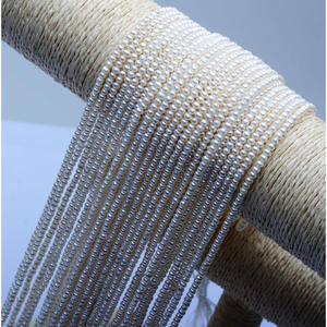 Vente en gros directe de colliers et bracelets en perles d'eau douce de 3-4 mm, produits semi-finis de Zhuji, perles en vrac, vente directe du fabricant - Product Image 3