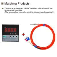 PT100 RTD sonde étanche avec fil silicone acier inoxydable haute température résistante à l'huile capteur de température