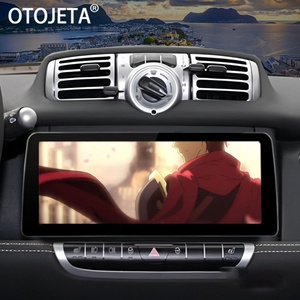 Autoradio avec écran QLED Android 13 de 12,3 pouces, lecteur vidéo, stéréo pour Benz Smart Fortwo 2011-2015, GPS, multimédia, Carplay, unité principale - Product Image 1