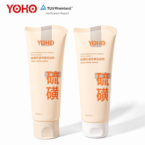 Tubo de Plástico Cosmético Ecológico Personalizado PCR con Tapa Abatible y Sello de Cola Ondulada para Envasado de Limpiador Facial - Product Image 4