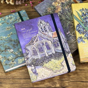 Bloc-notes XinyiArt A5 relié rigide, série Van Gogh, 50 feuilles, 160 g/m², pages vierges, carnet de croquis pour artiste, carnet de dessin - Product Image 4