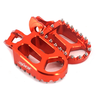 KKE CNC Billet Repose-pieds Compatible avec KTM XC-W SXF EXC-R EXC-F 125 530 2022 Motocross Repose-pieds Anodisé Pied Pédales En Aluminium