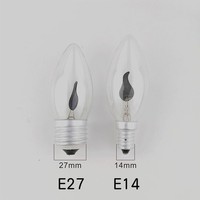 Ampoule de bougie de flamme décorative C35 Edison E14/E27 Shentai
