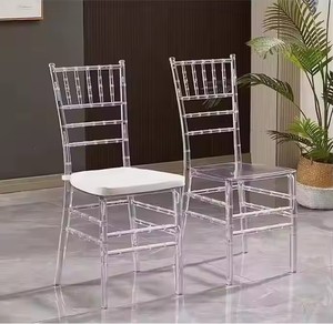 Hot Sale Transparent Acrylic Resin Phoenix Brand New for Dining & Apartment <b>Clear</b> Tiffany Napoleon Hotel Banquet <b>Chair</b> - Product Image 2