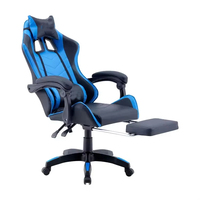 Chaise de jeu de course ergonomique pour les joueurs PC Chaise d'ordinateur élévatrice en cuir moderne et confortable Chaises de jeu réglables en hauteur