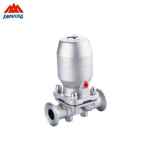 दवा/खाद्य एस्प्टिक के लिए नियंत्रण वाल्व के लिए सैनिटरी स्टेनलेस स्टील316 एल न्यूमेटिक डायाफ्राम - Product Image 4