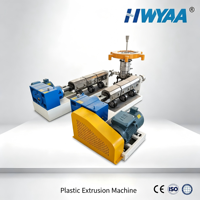 Machine d'extrusion de film pour sacs poubelles en LDPE durable, machine de coextrusion de film soufflé ABA à trois couches pour la production de sacs de supermarché
