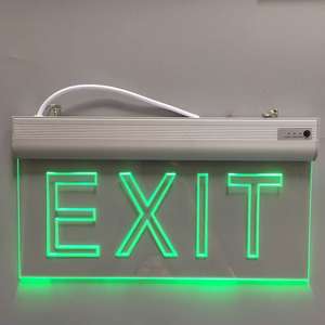 Werkseitig angepasste EXIT-Not schild leuchte Feuer-Not beleuchtung LED-Zeichen Evakuierung anzeige lampe - Product Image 2