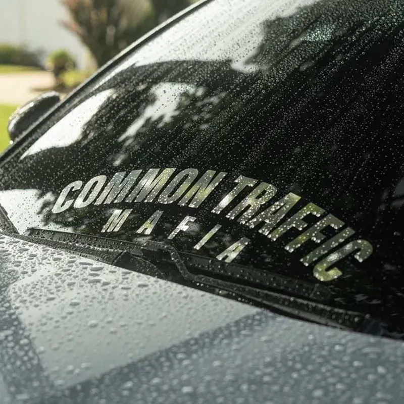 Uso publicitario, pegatina de transferencia de logotipo recortada, impresión personalizada, calcomanías para parabrisas de ventana de coche, pegatinas de pancarta