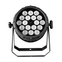 Éclairage de scène étanche IP65 RGBW 4 en 1 18x10W DMX512 CRI90 en alliage d'aluminium, projecteur LED Par pour concert, événement extérieur, fête