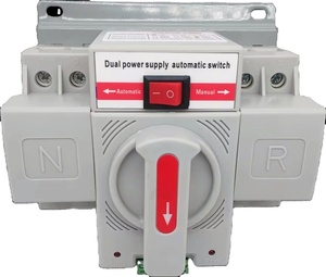 מתג העברה אוטומטי חד פאזי YUNDUN PC 2P 63A 220V ומפסק זרם מיניאטורי כפול הספק IP55 1kA - Product Image 1
