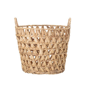 Cesto de <span class=keywords><strong>ropa</strong></span> <span class=keywords><strong>sucia</strong></span> personalizado hecho a mano, cesto rodante de jacinto de agua, cesta de lavandería para bebé para <span class=keywords><strong>armario</strong></span> y <span class=keywords><strong>baño</strong></span> - Product Image 1