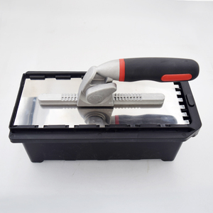 Bán Buôn Giá 6Pcs Công Nghiệp Cấp Gạch Trowel Set Với Cao Su Xử Lý Tường Bùn Dao Bê Tông Plastering <span class=keywords><strong>Scraper</strong></span> - Product Image 3