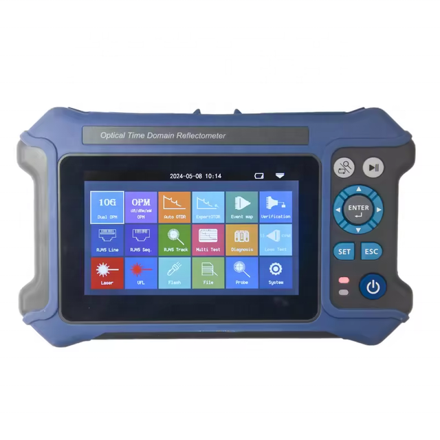 JW3302K OTDR 1310/1550/1625nm 28/26dB Mini Optical Time Domain Reflectometer 80KM Optical Fiber Test Equipment
