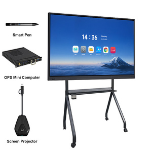 65/75/85/86/98/110 inch hiển thị kỹ thuật số bảng thông minh giá bảng trắng tương tác thiết bị giáo dục bảng trắng tương tác - Product Image 3