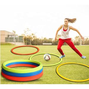 حلقات تدريب جديدة لكرة القدم لتحسين السرعة والرشاقة، مصنوعة من مادة البولي بروبيلين، يمكن تخصيص الشعار، متعددة الألوان - Product Image 2