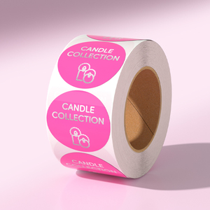 Gouden folie bedrukking etiketten, transparante op maat gemaakte rol <span class=keywords><strong>logo</strong></span>-etiketten voor verpakkingen - Product Image 6