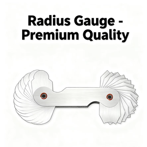 Độ chính xác cao bằng thép không gỉ bán kính đo lý tưởng vòng cung tròn đo lường (bao gồm cả r Góc đo) R0.3-100MM - Product Image 5