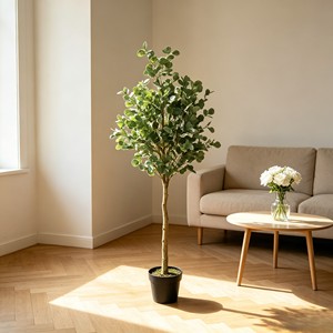 Wholesale <b>Artificial</b> Eucalyptus Leaves Garland Greenery Plant for Home Office Shelf Wedding Party Decor - Product Image 5