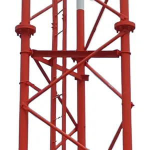 60m Eisen Stahl Gitter Guyed WIFI Tower