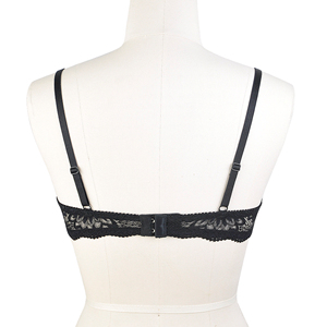 Reggiseno Sexy in pizzo da <span class=keywords><strong>donna</strong></span> tre quarti intimo intimo intimo con reggiseni a <span class=keywords><strong>balconcino</strong></span> in stile quotidiano con spalline regolabili lavorate a maglia - Product Image 4