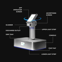 Dispensador de Vino y Cócteles TWBEVERAGE de Fácil Uso, Estilo Mostrador, Integrado, con Panel de Control Inteligente y Escaneo de Código QR