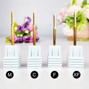 Fraise à ongles en carbure de tungstène de luxe durable pour l'élimination des cuticules, <span class=keywords><strong>le</strong></span> polissage du gel et la manucure, compatible avec les ponceuses à ongles électriques - Product Image 5