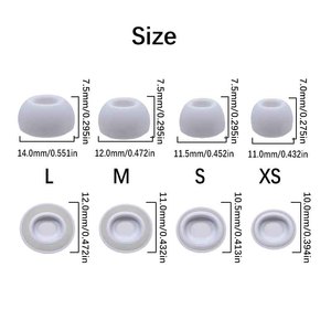 Auriculares con cancelación <span class=keywords><strong>de</strong></span> ruido Puntas <span class=keywords><strong>de</strong></span> silicona <span class=keywords><strong>de</strong></span> repuesto para <span class=keywords><strong>Airpods</strong></span> <span class=keywords><strong>Pro</strong></span> y <span class=keywords><strong>Pro</strong></span> 2nd Gen Fit en el <span class=keywords><strong>estuche</strong></span> <span class=keywords><strong>de</strong></span> <span class=keywords><strong>carga</strong></span> (S/M/L) - Product Image 6