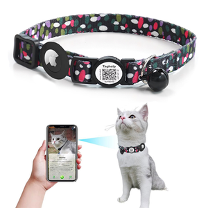 Nouveau Collier pour Chat en Nylon Personnalisable 2026 avec Code QR Intelligent et Logiciel Personnalisé, Boucle à Libération Rapide et Housse de Protection - Product Image 1