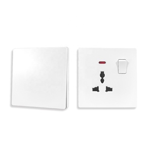 VBQN universel PC 13A <span class=keywords><strong>220V</strong></span> panneau brossé traditionnel blanc mur maison néon interrupteurs d'alimentation <span class=keywords><strong>prise</strong></span> de courant <span class=keywords><strong>avec</strong></span> <span class=keywords><strong>interrupteur</strong></span> - Product Image 3