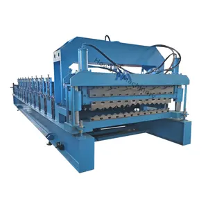 Chất lượng hàng đầu kim loại cầm tay lợp ngói làm Roll Forming Machine ibr mái ngói sắt tấm cuộn tạo thành máy