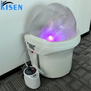 อ่างสระผมแบบพกพา Kisen Popular ขนาด 60 ลิตร รูปทรงครึ่งวงกลม พร้อมเครื่องทำน้ำอุ่น เก้าอี้สระผมแบบเตียง สำหรับร้านเสริมสวย ร้านทำผม และสปา - Product Image 2