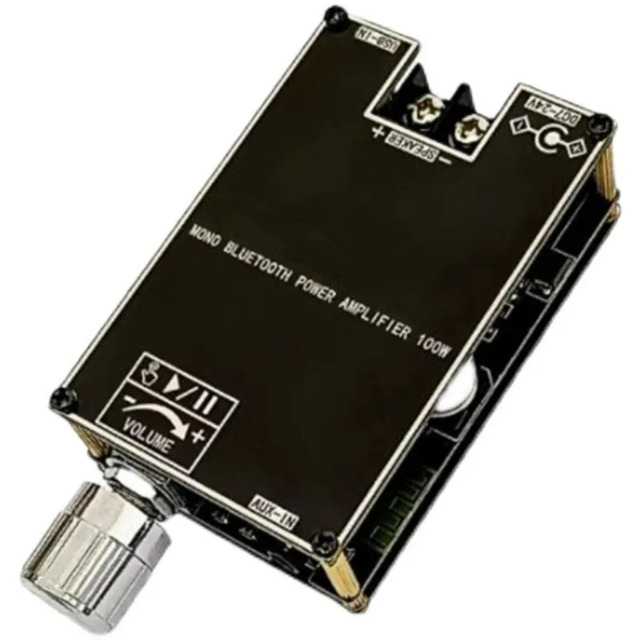 PCBA Factory ZK-1001B TPA3116 100W Mono Channel Audio Amplifier Board Module With TWS box matching function DC 7-24V